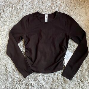 NWT Lululemon All It Takes Ribbed Long Sleeve - Sequoia